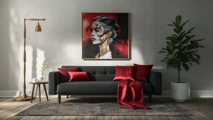 person watching tv in living room