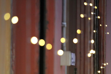 led string fairy lights with bokesh effect for christmas and festivals