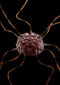 Tecnological brain concept
