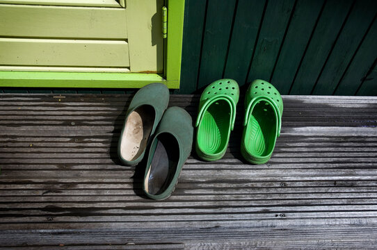 Plastic shoes