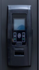 Biometric fingerprint scanner for secure access control., clean background, Photo stock style, clean background, no copyrighted logo, no letters