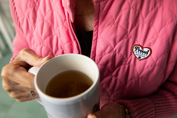 Senior wife pin  Proud portrait thanking veterans tribute 