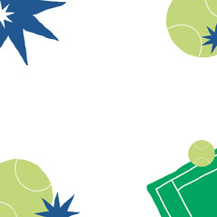 Sport frame - Tennis ball frame