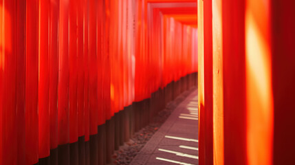 Endless Red Gates of Kyotos Fushimi Inari Shrine, Daroonwan