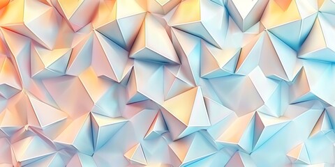 Obraz premium Abstract Background with Diamonds and Triangular Square 3D Shapes. Irregular Abstract Design. Stunning Luxury Business Template, HD Wallpaper, AI-Generated, Featuring Sophisticated Geometric Patterns 