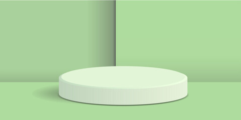 cylinder podium tube circle podium stage 3d Abstract minimal scene mockup products display studio, Stage showcase. Vector geometric forms