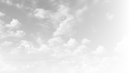 White of beautiful clouds. Background of a grey sky and cloud.