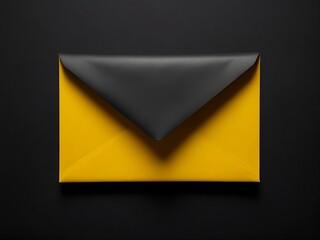 A beautiful good quality envelop in dark background.