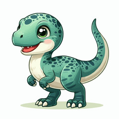 Cute Baby T Rex Dinosaur Clipart