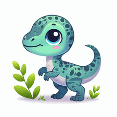 Cute Baby T Rex Dinosaur Clipart