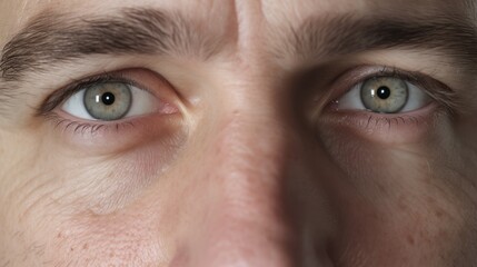 Close-up of a man's face 