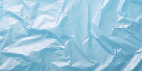 Obraz premium Abstract Blue Crumpled Plastic Background