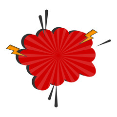 Retro Pow Comic Effect Vector
