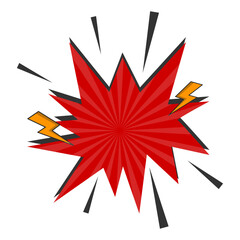 Retro Pow Comic Effect Vector © Lowered