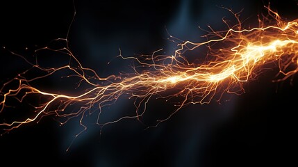 lightning in the night