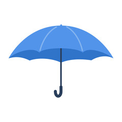 Flat umbrella illustration. Cartoon umbrella. Vector format file.