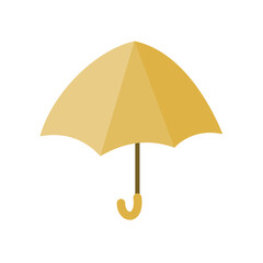 Flat umbrella illustration. Cartoon umbrella. Vector format file.