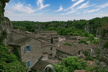 view of the town