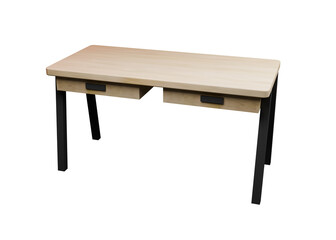 3D design of work desk furniture