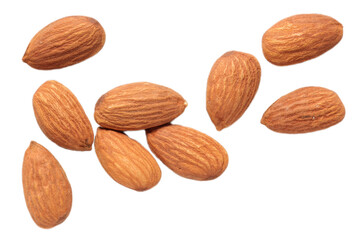 Isolated of almond nut 