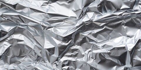 Crumpled Aluminum Foil Texture
