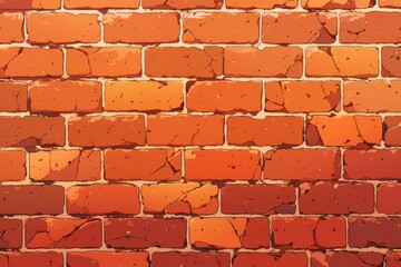 Obraz premium Red Brick Wall Texture