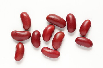 Isolated of red kidney beans 