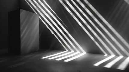 Contemporary Minimalist Abstract Light and Shadow Patterns - Capturing Modern Aesthetics in Artistic Form