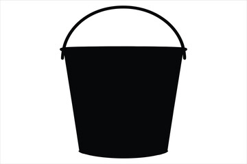 Bucket Icon Silhouette Bundle
