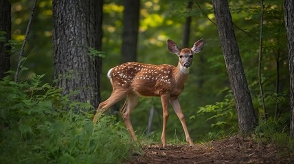 Fototapeta premium deer in the forest