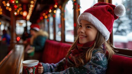 Embark on a whimsical journey aboard the Polar Express, reliving the beloved tale with hot chocolate and jingle bells. 