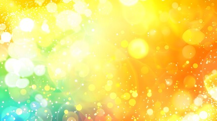 bokeh yellow background