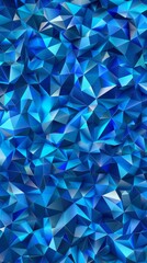 Obraz premium Abstract Blue Geometric Wallpaper Pattern