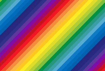 Obraz premium bandes couleurs arc-en-ciel 