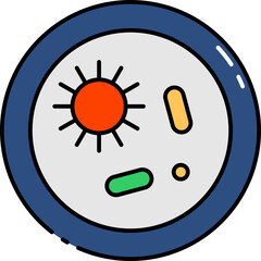 Petri dish illustration