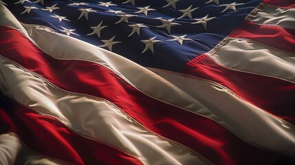 Waving American Flag