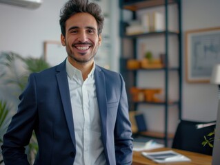 Fototapeta premium Businessman at desk