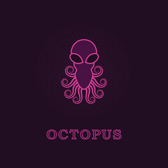 Squid Octopus Tentacle Logo