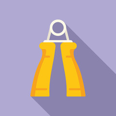 Hand grip strengthener increasing the power of muscles with regular exercise