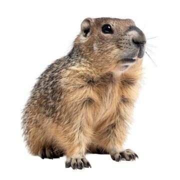 recommend clip art: Photo of Groundhog isolated on transparent background