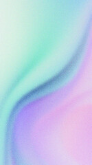 baby pink to lavender to mint green abstract curvy grainy texture gradient background wallpaper