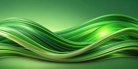 Flowing abstract green waves with mesmerizing pattern , abstract, green, waves, flowing, mesmerizing, pattern, design