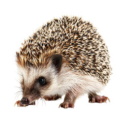 Obraz premium Photo of Hedgehog isolated on transparent background