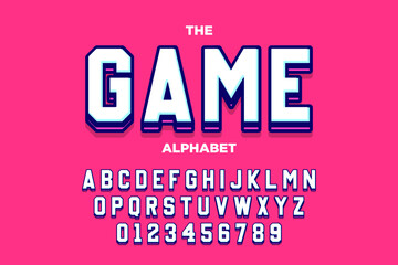 modern and sporty typography font