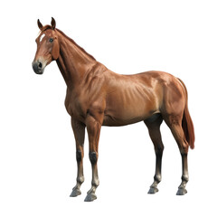 Obraz premium Photo of Horse isolated on transparent background