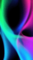 electric blue to lime green to magenta abstract curvy grainy texture gradient background wallpaper