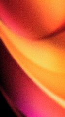 golden yellow to orange to deep pink abstract curvy grainy texture gradient background wallpaper