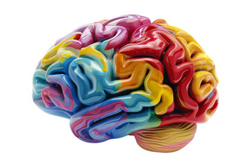 Colorful Brain Abstract Art