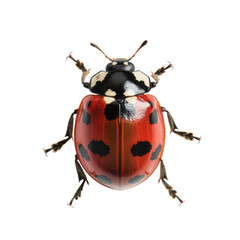 Fototapeta premium Photo of Ladybird isolated on transparent background