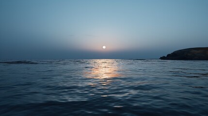 Fototapeta premium sunset in the sea